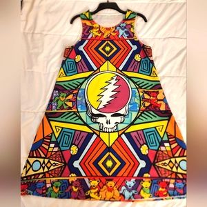 Grateful Dead Dress from Red Bubble L/XL Unique Bob Weir Phish Jerry Garcia